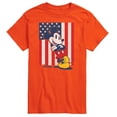 thumbnail image 1 of Disney - Americana - Mickey Vertical American Flag - Adult Short Sleeve Graphic T-Shirt, 1 of 4