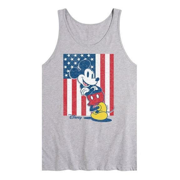 Disney - Americana - Mickey Vertical American Flag - Men's Jersey Tank Top