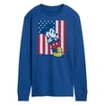 thumbnail image 1 of Disney - Americana - Mickey Vertical American Flag - Men's Long Sleeve T-Shirt, 1 of 5