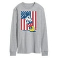 thumbnail image 1 of Disney - Americana - Mickey Vertical American Flag - Men's Long Sleeve T-Shirt, 1 of 5
