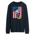 thumbnail image 1 of Disney - Americana - Mickey Vertical American Flag - Men's Long Sleeve T-Shirt, 1 of 5