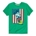 thumbnail image 1 of Disney - Americana - Mickey Vertical American Flag - Toddler And Youth Short Sleeve Graphic T-Shirt, 1 of 5