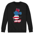 thumbnail image 1 of Disney - Americana - Minnie Americana Fill - Men's Crew Neck Fleece Pullover, 1 of 5