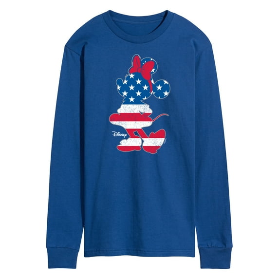 Disney - Americana - Minnie Americana Fill - Men's Long Sleeve T-Shirt