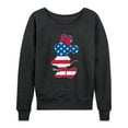 thumbnail image 1 of Disney - Americana - Minnie Americana Fill - Women's Lightweight French Terry Long Sleeve Shirt, 1 of 5