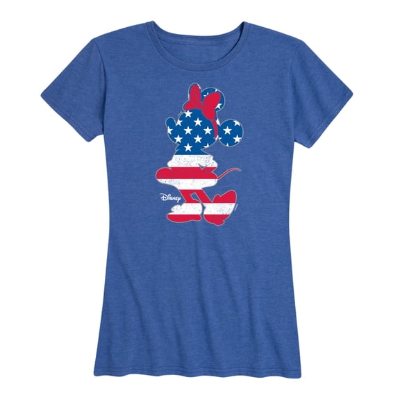 Disney - Americana - Minnie Americana Fill - Women's Short Sleeve Graphic T-Shirt