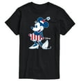 thumbnail image 1 of Disney - Americana - Minnie Flag Pattern - Adult Short Sleeve Graphic T-Shirt, 1 of 5