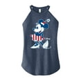 thumbnail image 1 of Disney - Americana - Minnie Flag Pattern - Juniors High Neck Tank Top, 1 of 5