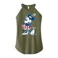 thumbnail image 1 of Disney - Americana - Minnie Flag Pattern - Juniors High Neck Tank Top, 1 of 5