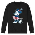 thumbnail image 1 of Disney - Americana - Minnie Flag Pattern - Men's Crew Neck Fleece Pullover, 1 of 5