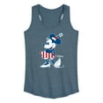 thumbnail image 1 of Disney - Americana - Minnie Flag Pattern - Women's Racerback Tank Top, 1 of 5