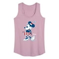 thumbnail image 1 of Disney - Americana - Minnie Flag Pattern - Women's Racerback Tank Top, 1 of 5