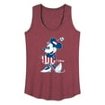thumbnail image 1 of Disney - Americana - Minnie Flag Pattern - Women's Racerback Tank Top, 1 of 5