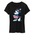 thumbnail image 1 of Disney - Americana - Minnie Flag Pattern - Women's Short Sleeve Graphic T-Shirt, 1 of 5