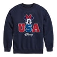 thumbnail image 1 of Disney - Americana - Minnie USA - Toddler And Youth Crewneck Fleece Sweatshirt, 1 of 5