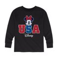 thumbnail image 1 of Disney - Americana - Minnie USA - Toddler And Youth Long Sleeve Graphic T-Shirt, 1 of 5