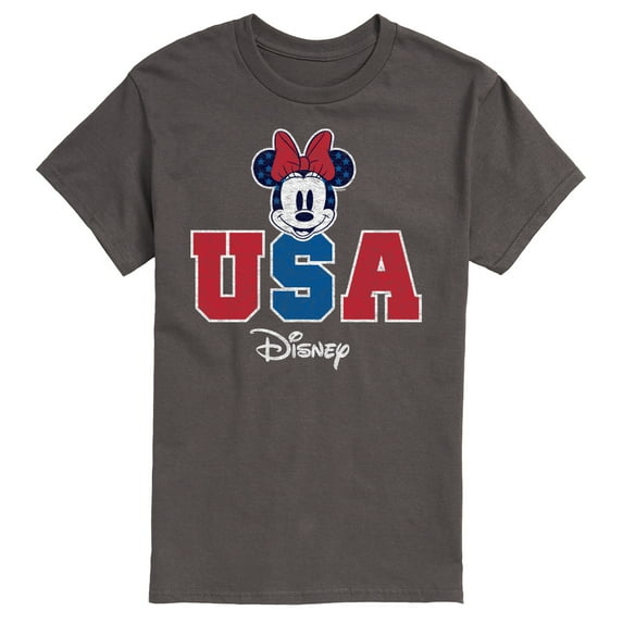 Disney - Americana - Minnie Usa - Adult Short Sleeve Graphic T-Shirt