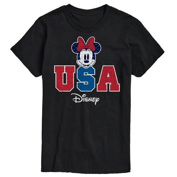 Disney - Americana - Minnie Usa - Adult Short Sleeve Graphic T-Shirt