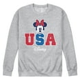 thumbnail image 1 of Disney - Americana - Minnie Usa - Men's Crew Neck Fleece Pullover, 1 of 5