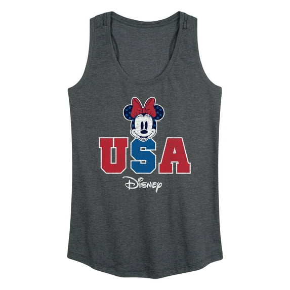 Disney - Americana - Minnie Usa - Women's Racerback Tank Top