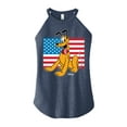 thumbnail image 1 of Disney - Americana - Pluto USA Flag - Juniors High Neck Tank Top, 1 of 5