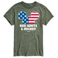 thumbnail image 1 of Disney - Americana - Red White And Mickey - Adult Short Sleeve Graphic T-Shirt, 1 of 5