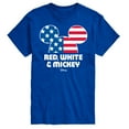 thumbnail image 1 of Disney - Americana - Red White And Mickey - Adult Short Sleeve Graphic T-Shirt, 1 of 5