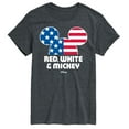 thumbnail image 1 of Disney - Americana - Red White And Mickey - Adult Short Sleeve Graphic T-Shirt, 1 of 5