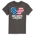 thumbnail image 1 of Disney - Americana - Red White And Mickey - Adult Short Sleeve Graphic T-Shirt, 1 of 5