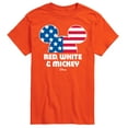 thumbnail image 1 of Disney - Americana - Red White And Mickey - Adult Short Sleeve Graphic T-Shirt, 1 of 5
