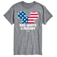 thumbnail image 1 of Disney - Americana - Red White And Mickey - Adult Short Sleeve Graphic T-Shirt, 1 of 5