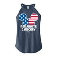 thumbnail image 1 of Disney - Americana - Red White And Mickey - Juniors High Neck Tank Top, 1 of 5