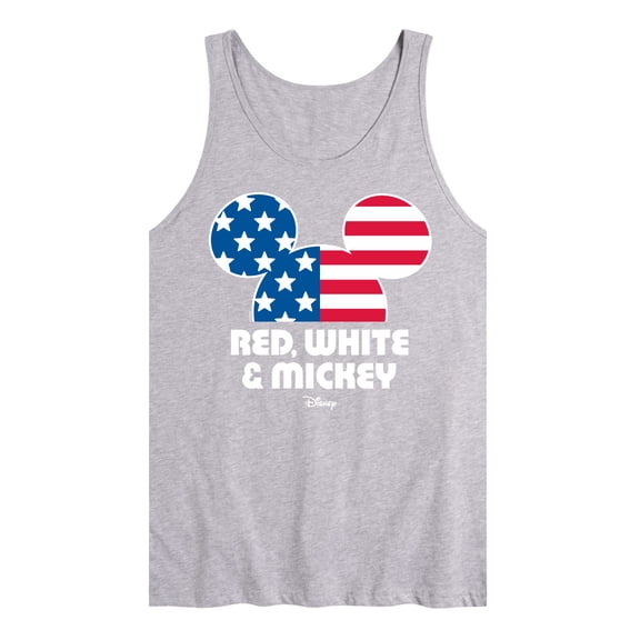 Disney - Americana - Red White And Mickey - Men's Jersey Tank Top