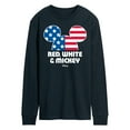 thumbnail image 1 of Disney - Americana - Red White And Mickey - Men's Long Sleeve T-Shirt, 1 of 5