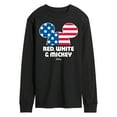 thumbnail image 1 of Disney - Americana - Red White And Mickey - Men's Long Sleeve T-Shirt, 1 of 5