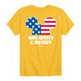 thumbnail image 1 of Disney - Americana - Red White And Mickey - Toddler And Youth Short Sleeve Graphic T-Shirt, 1 of 5