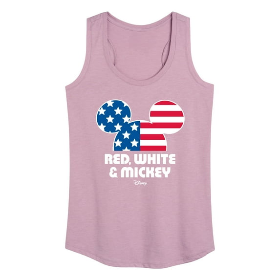 Disney - Americana - Red White And Mickey - Women's Racerback Tank Top