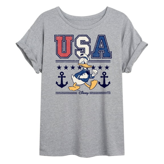 Disney - Americana - USA Donald  - Women's Oversized T-Shirt
