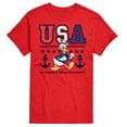 thumbnail image 1 of Disney - Americana - Usa Donald  - Adult Short Sleeve Graphic T-Shirt, 1 of 5