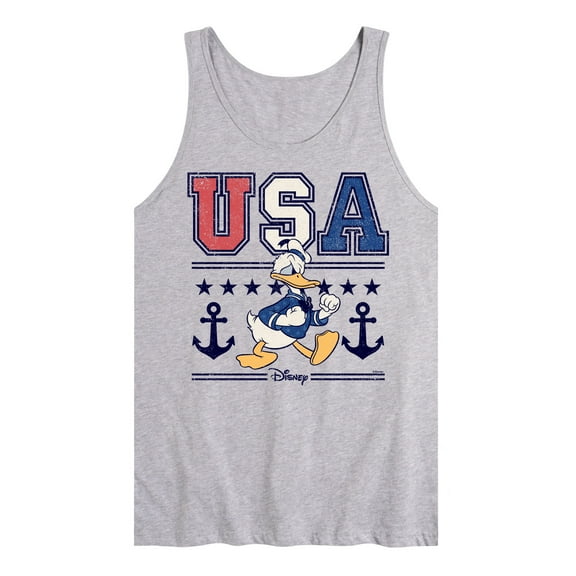 Disney - Americana - Usa Donald - Men's Jersey Tank Top