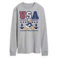 thumbnail image 1 of Disney - Americana - Usa Donald  - Men's Long Sleeve T-Shirt, 1 of 5