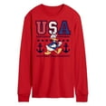 thumbnail image 1 of Disney - Americana - Usa Donald  - Men's Long Sleeve T-Shirt, 1 of 4