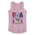 thumbnail image 1 of Disney - Americana - Usa Donald  - Women's Racerback Tank Top, 1 of 5