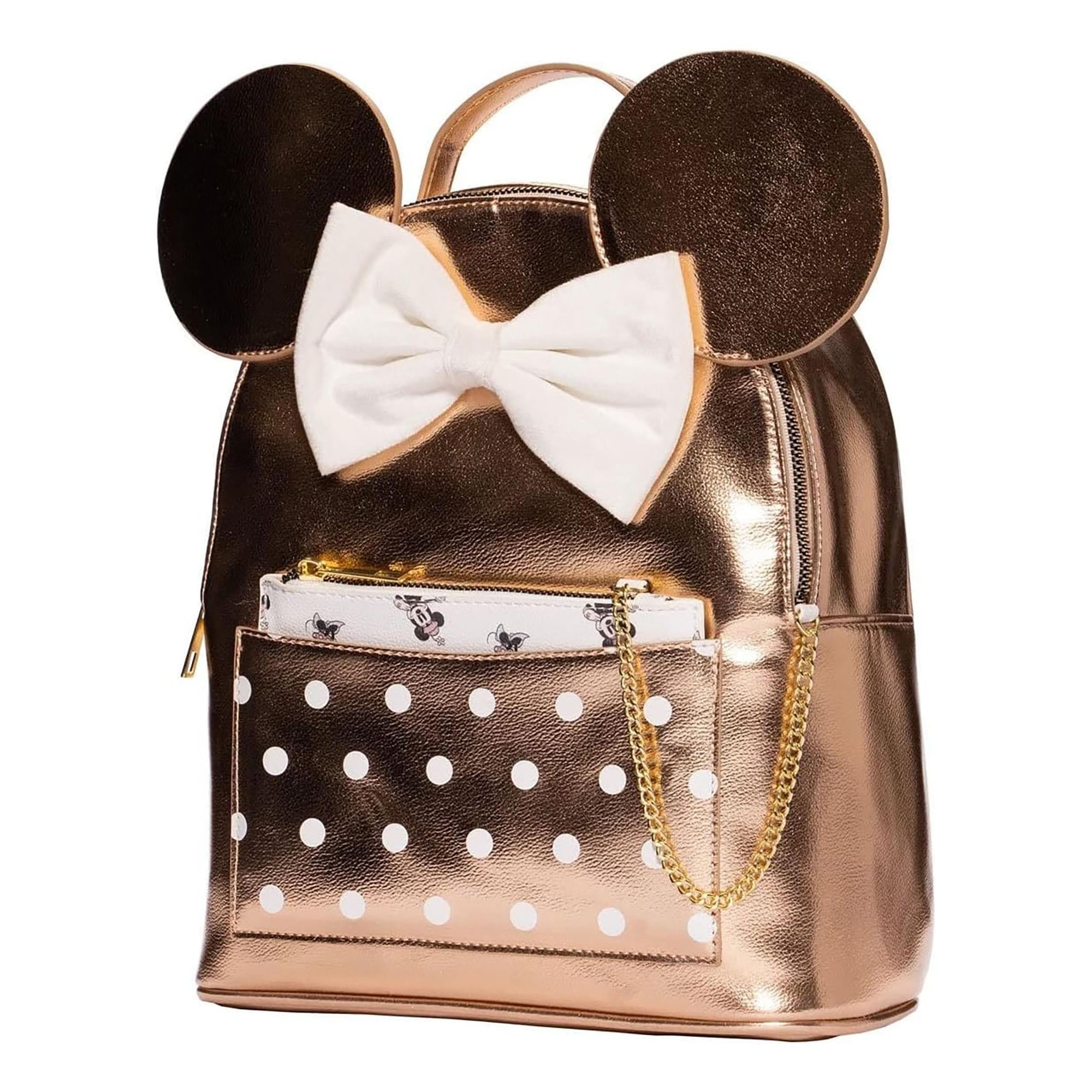Disney minnie rose store gold backpack