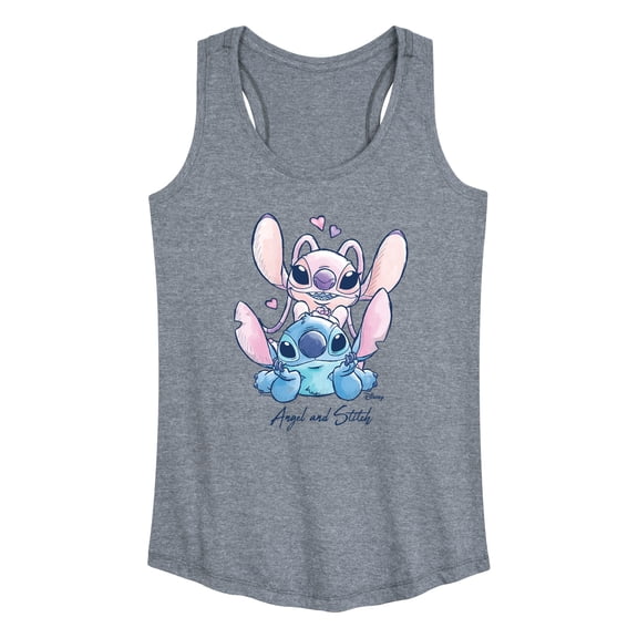 Disney - Angel And Stitch - Women's Any Way Short Sleeve Graphic Dress