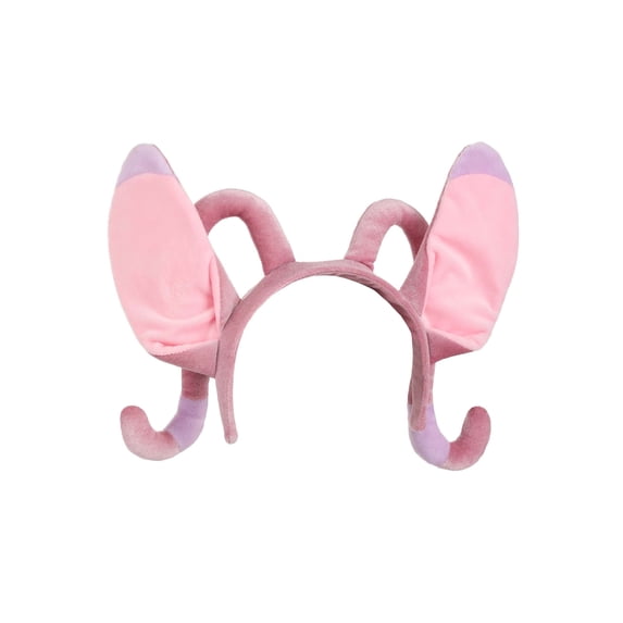 elope Disney Lilo & Stitch Angel Costume Headband, Pink, Soft-Sculpted ...