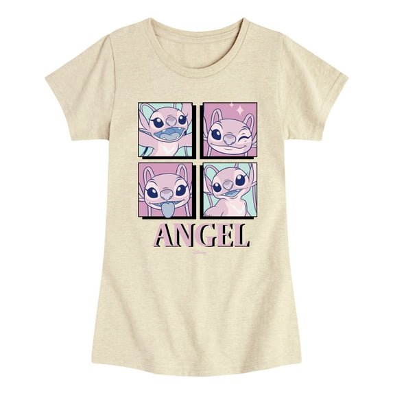 Disney - Angel Grid - Youth Girls Short Sleeve T-Shirt