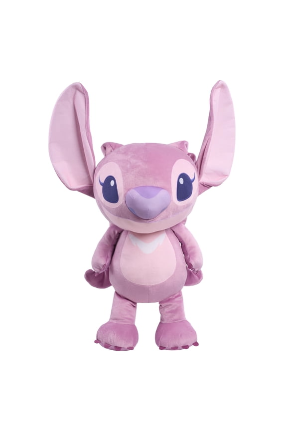 Disney Angel Jumbo Plush, 32-inch Stuffed Animal, Pink, Alien