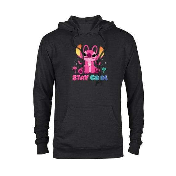 Disney Angel Stay Cool Bubble Letters - Pullover Hoodie for Adults - Customized-Black