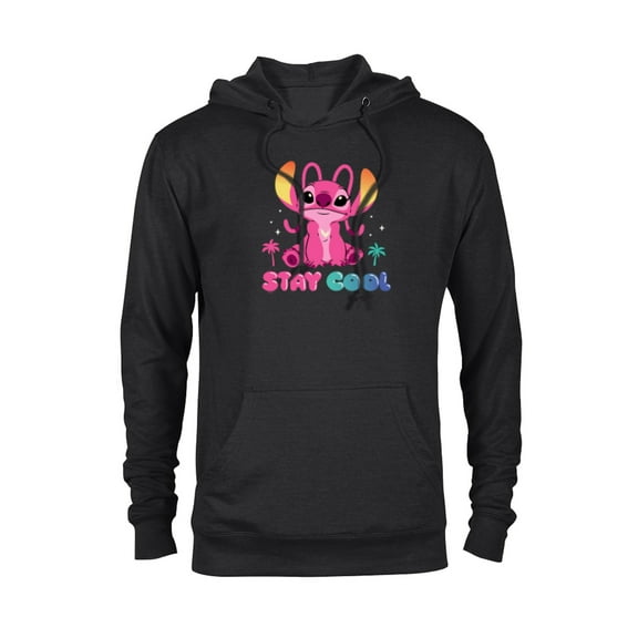 Disney Angel Stay Cool Bubble Letters - Pullover Hoodie for Adults - Customized-Black